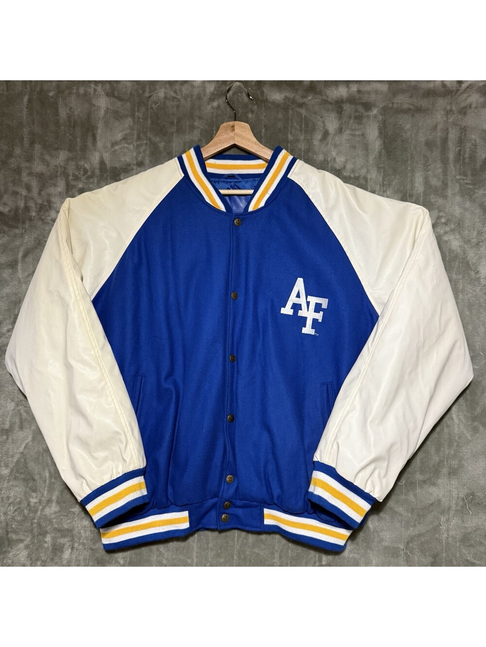 Vintage 90s Air Force Falcons Jacket Size XL Steve & Barry’s Men’s